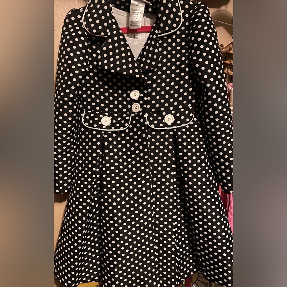 Size 7 dress with matching coach Bonnie Jean